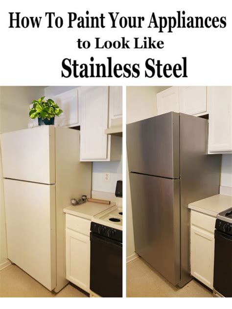 how to paint stainless steel cabinets|best way to paint stainless steel.